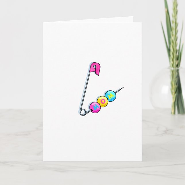 Cartão De Festividades Mãe (Pino) (Frente)