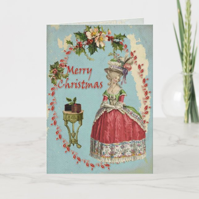 Cartão De Festividades mães de natal alegres (Frente)