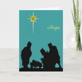 Cartão De Festividades Magi Hope Christmas Card