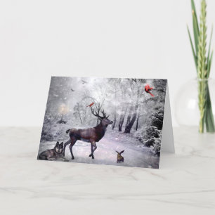 Cartão De Festividades Magia de inverno