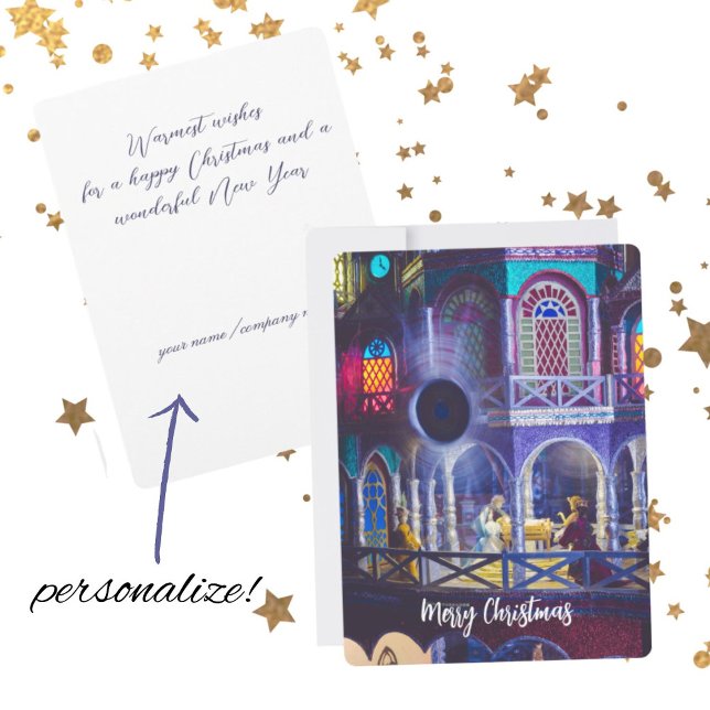 Cartão De Festividades Magia de Natal (Criador carregado)