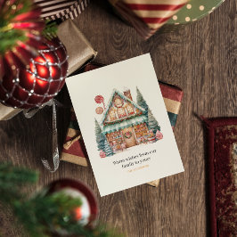 Cartão De Festividades Magia do Natal Escandinavo
