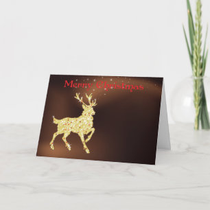 Cartão De Festividades Magic Reindeer Christmas Card