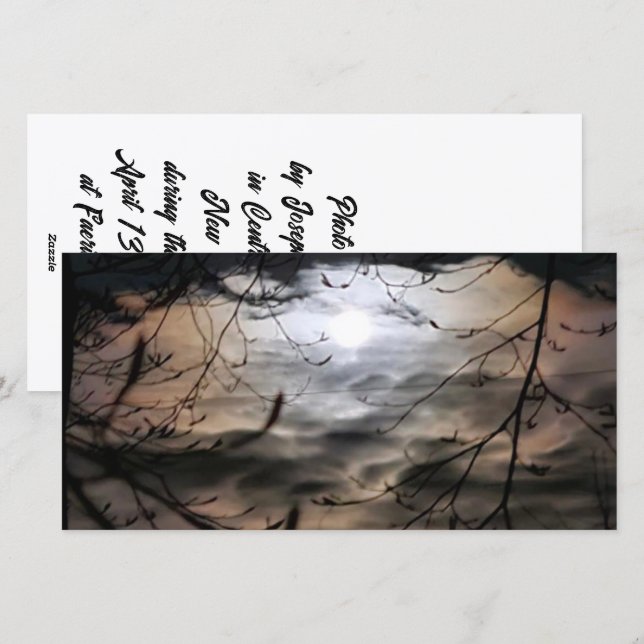 Cartão De Festividades Magickal Moonscape (dentro de vazio) (Frente/Verso)