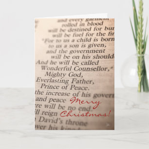 Cartão De Festividades Magnífico Conselheiro, Poderoso Deus v.2 [Natal Ca