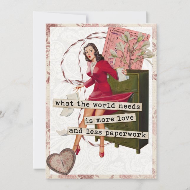 Cartão De Festividades Mais Amor (Frente)