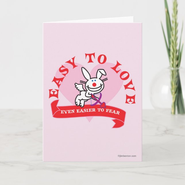 Cartão De Festividades Mais fácil de temer (Frente)