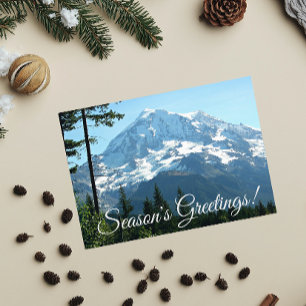 Cartão De Festividades Majestic Mount Rainier Photo