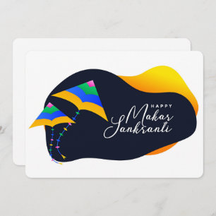 Cartão De Festividades Makar Sankranti