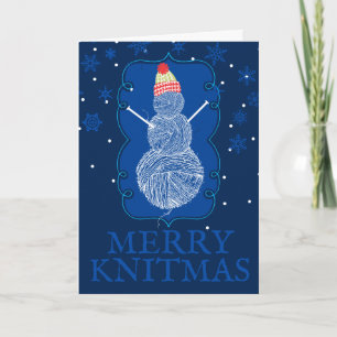 Cartão De Festividades Malandro de agulhas personalizado de Natal