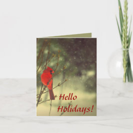 Cartão De Festividades Male Cardinal