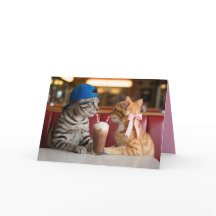 Malt Shop Valentine Card