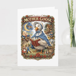 Cartão De Festividades Mama Gansa
