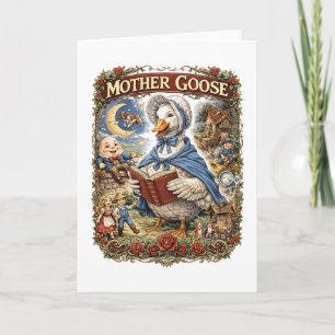 Cartão De Festividades Mama Gansa