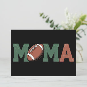 Cartão De Festividades Mamãe do Futebol de 1 Ano de Idade Aniversário de