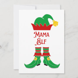 Cartão De Festividades Mamãe Elfa Caprichosa Fofa