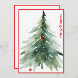 Cartão De Festividades Manchete Mínimo de Aquarela