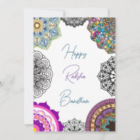 Mandala Colorida Happy Raksha Bandhan