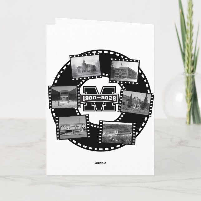 Cartão De Festividades Mandan All Class Reunion Card (Verso)