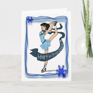 Cartão De Festividades Manga ice sk8r holiday card