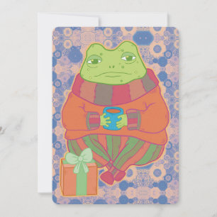 Cartão De Festividades Manhã de Natal