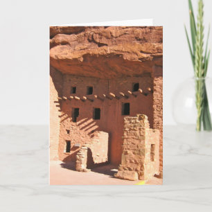 Cartão De Festividades Manitou Cliff Dwellings Postcard
