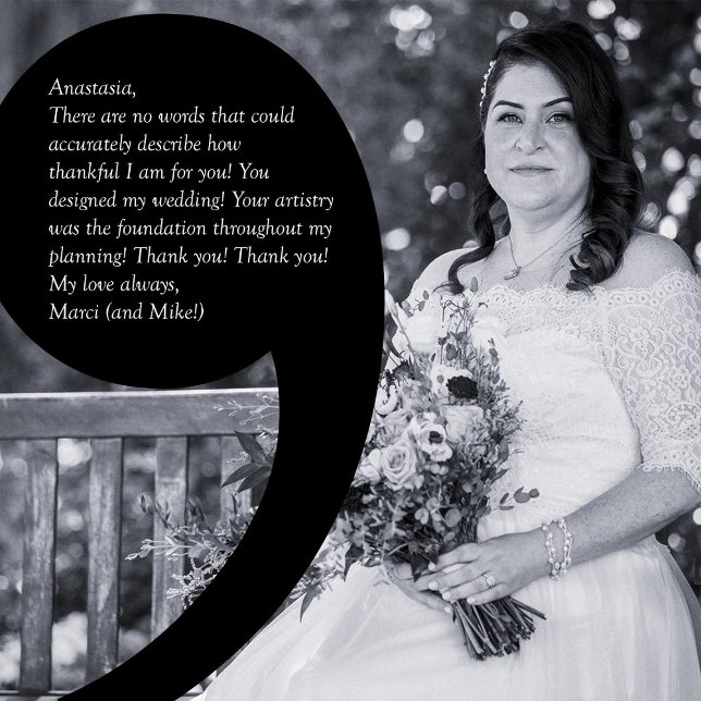 Cartão De Festividades Marci Kamashian Testmonial Weditation Invitation (Criador carregado)