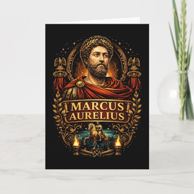 Cartão De Festividades Marco Aurélio (Frente)