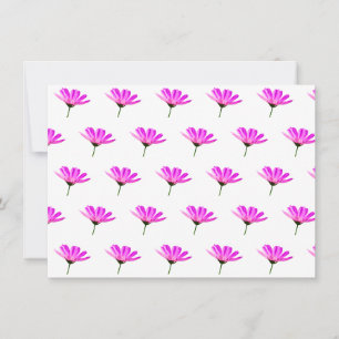Cartão De Festividades Margarida Rosa 