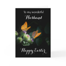 Marido/Felz pascoa - Borboletas Fritillly