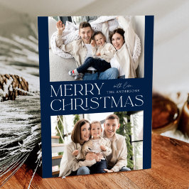 Cartão De Festividades Marinha Moderna Feliz Natal 2 Foto