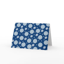 marinho 'Flocos de neve'