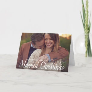 Cartão De Festividades Married Christmas   Folded Holiday Greeting Card