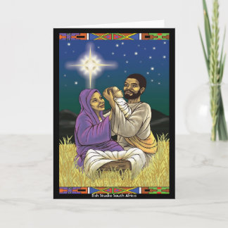 Cartão De Festividades Mary e Joseph