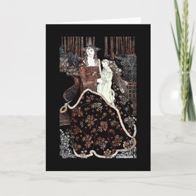 Cartão De Festividades Mary Holding Baby Jesus (Frente)