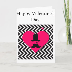 Cartão De Festividades Masculine Valentine's Day Card