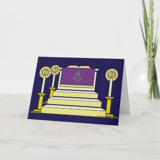 Cartão De Festividades Masonic Universal Card