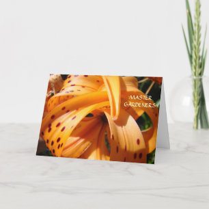 Cartão De Festividades MASTER GARDENERARES Criando Belas Cartas Mundiais
