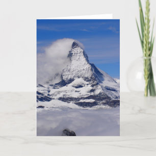 Cartão De Festividades Matterhorn na Suiça