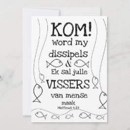 Cartão De Festividades Matteus 4:19