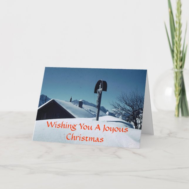 Cartão De Festividades May This Holiday Season Bring You Blessings and... (Frente)