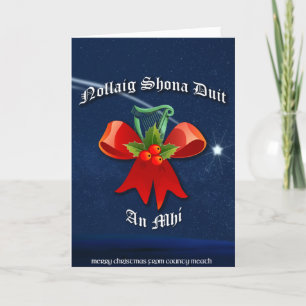 Cartão De Festividades Meath Irish Christmas Card - Nollaig Shona Duit