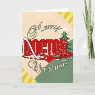 CARTÃO DE FESTIVIDADES MÉDICO MERRY CHRISTMAS