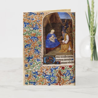 Cartão De Festividades Medieval Christmas Card 4