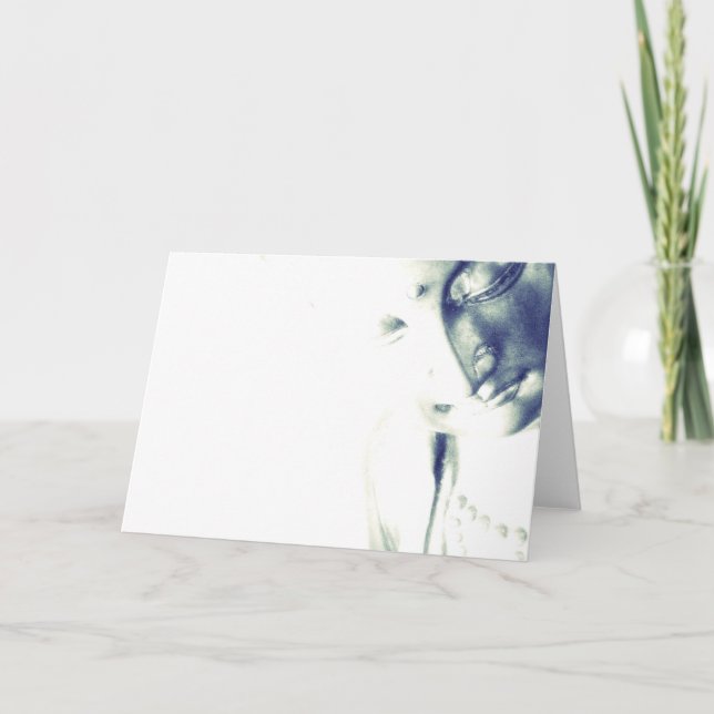 Cartão De Festividades Meditating Buddha-Serenity Light (Frente)