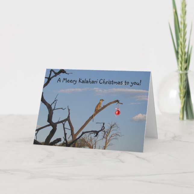 Cartão De Festividades Meery Kalahari Christmas - Seaons Greetings (Frente)