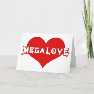 Cartão De Festividades Megalove Metal Valentines Day