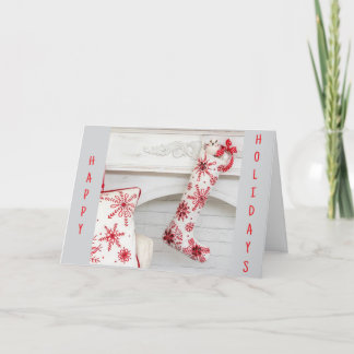 CARTÃO DE FESTIVIDADES MEIA DE NATAL CHEIA DE "ALEGRIA"