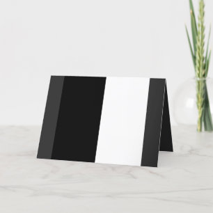 Cartão De Festividades meio branco meio preto, meio preto meio branco