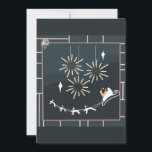 Cartão De Festividades Meio século Simples no Natal<br><div class="desc">Com um design único e moderno,  esses cartões de natal são um tipo. Texto simples e linhas limpas,  essas cartas são uma obra de arte.</div>